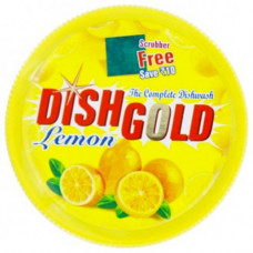 Dish Gold Lemon Green Round 500g