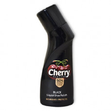 Cherry Blossom Black Liquid Shoe Polish 75ml