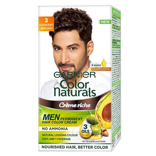 Garnier Men Color Naturals 3 Darkest Brown 30ml+30g